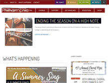 Tablet Screenshot of gardenstatephilharmonic.org